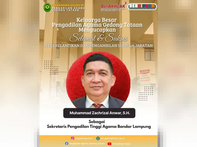 Kartu ucapan Pengadilan Agama Gedong Tataan (foto 9 dari 73)