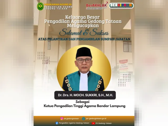 Kartu ucapan Pengadilan Agama Gedong Tataan (foto 16 dari 78)