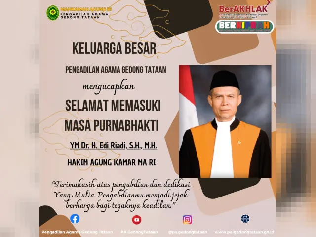 Kartu ucapan Pengadilan Agama Gedong Tataan (foto 24 dari 78)