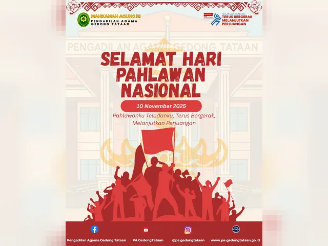 Kartu ucapan Pengadilan Agama Gedong Tataan (foto 26 dari 78)