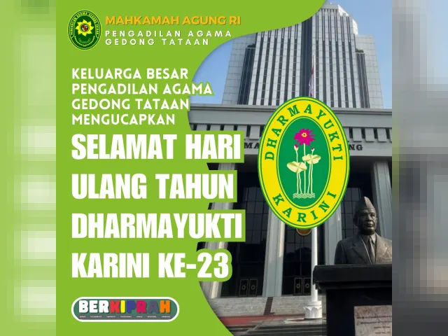 Kartu ucapan Pengadilan Agama Gedong Tataan (foto 32 dari 78)
