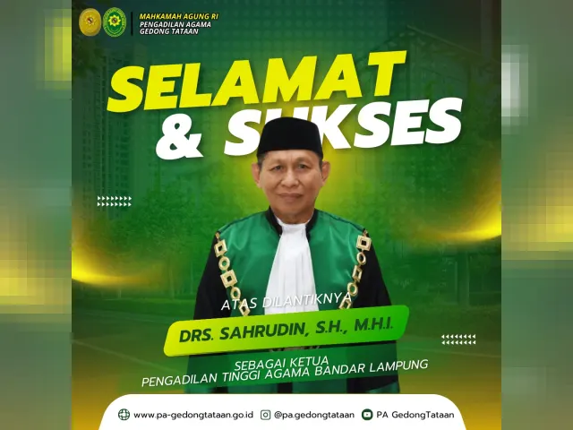 Kartu ucapan Pengadilan Agama Gedong Tataan (foto 34 dari 78)