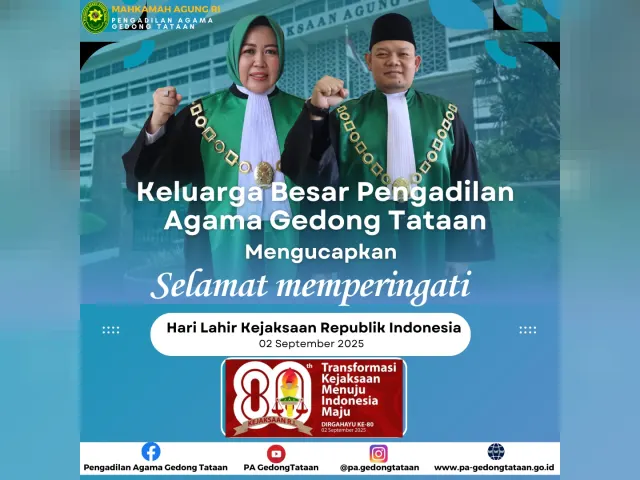 Kartu ucapan Pengadilan Agama Gedong Tataan (foto 36 dari 78)