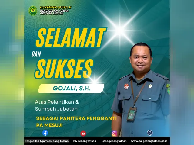 Kartu ucapan Pengadilan Agama Gedong Tataan (foto 45 dari 78)