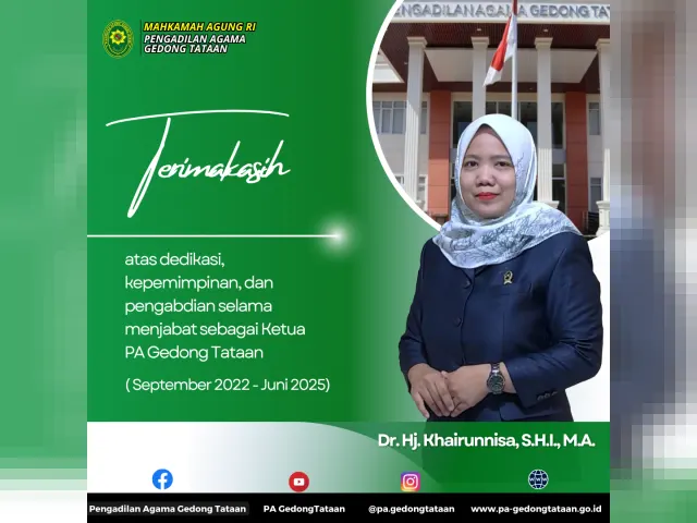 Kartu ucapan Pengadilan Agama Gedong Tataan (foto 42 dari 73)