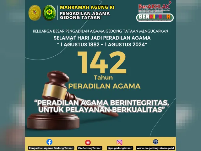 Kartu ucapan Pengadilan Agama Gedong Tataan (foto 61 dari 73)
