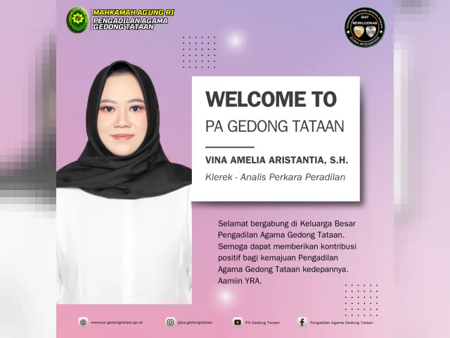 Kartu ucapan Pengadilan Agama Gedong Tataan (foto 66 dari 73)