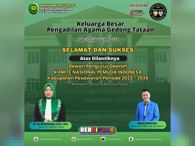 Kartu ucapan Pengadilan Agama Gedong Tataan (foto 73 dari 78)