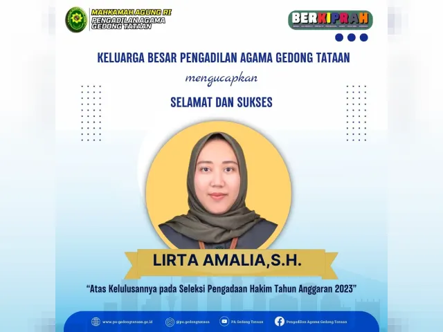 Kartu ucapan Pengadilan Agama Gedong Tataan (foto 74 dari 78)