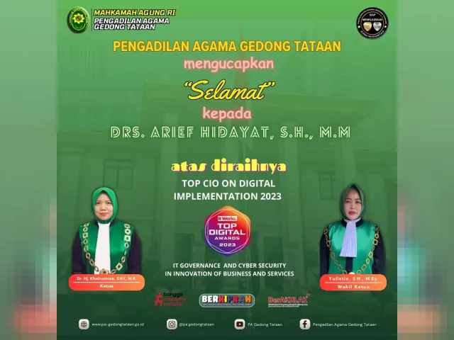 Kartu ucapan Pengadilan Agama Gedong Tataan (foto 76 dari 78)