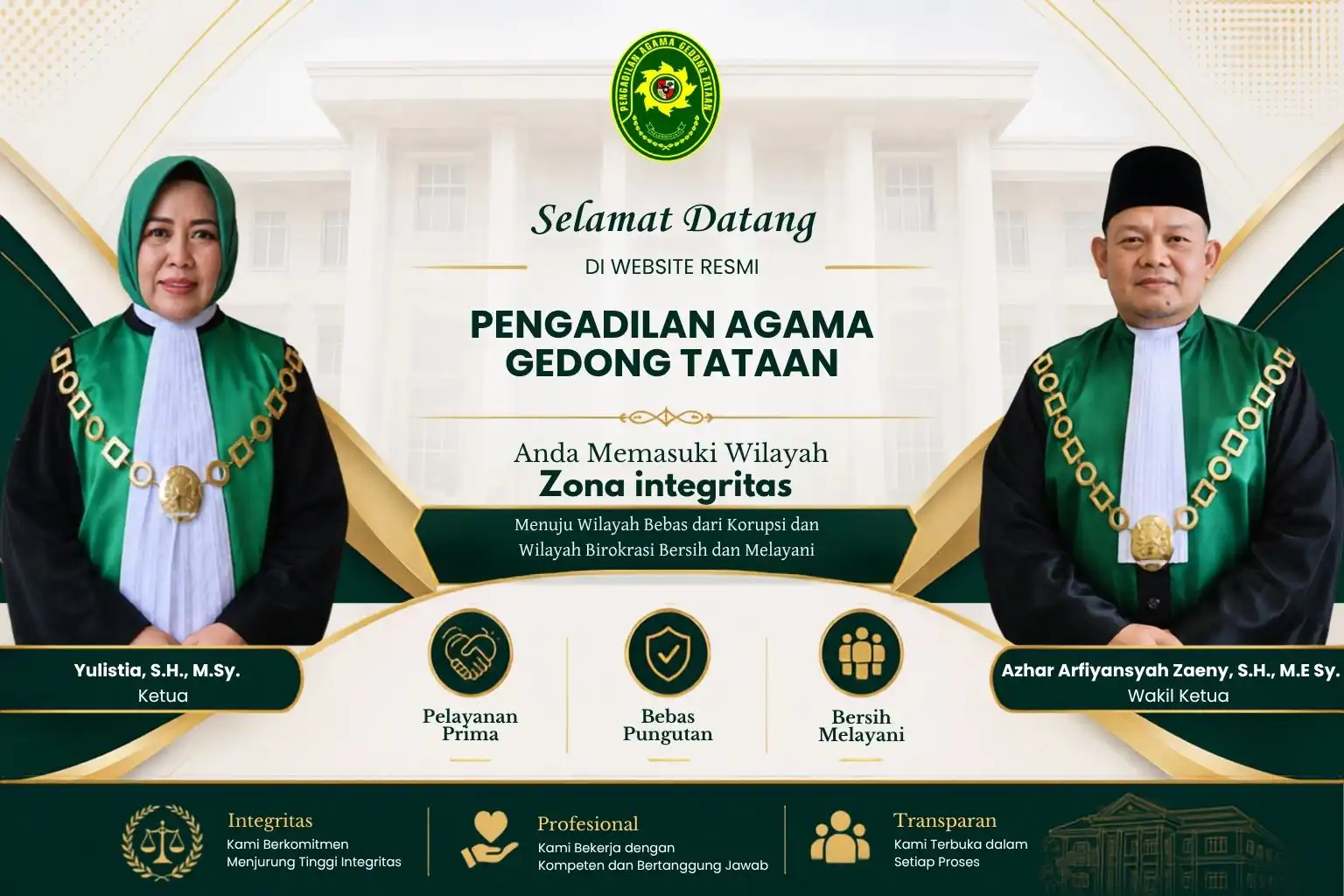 Selamat Datang di Pengadilan Agama Gedong Tataan